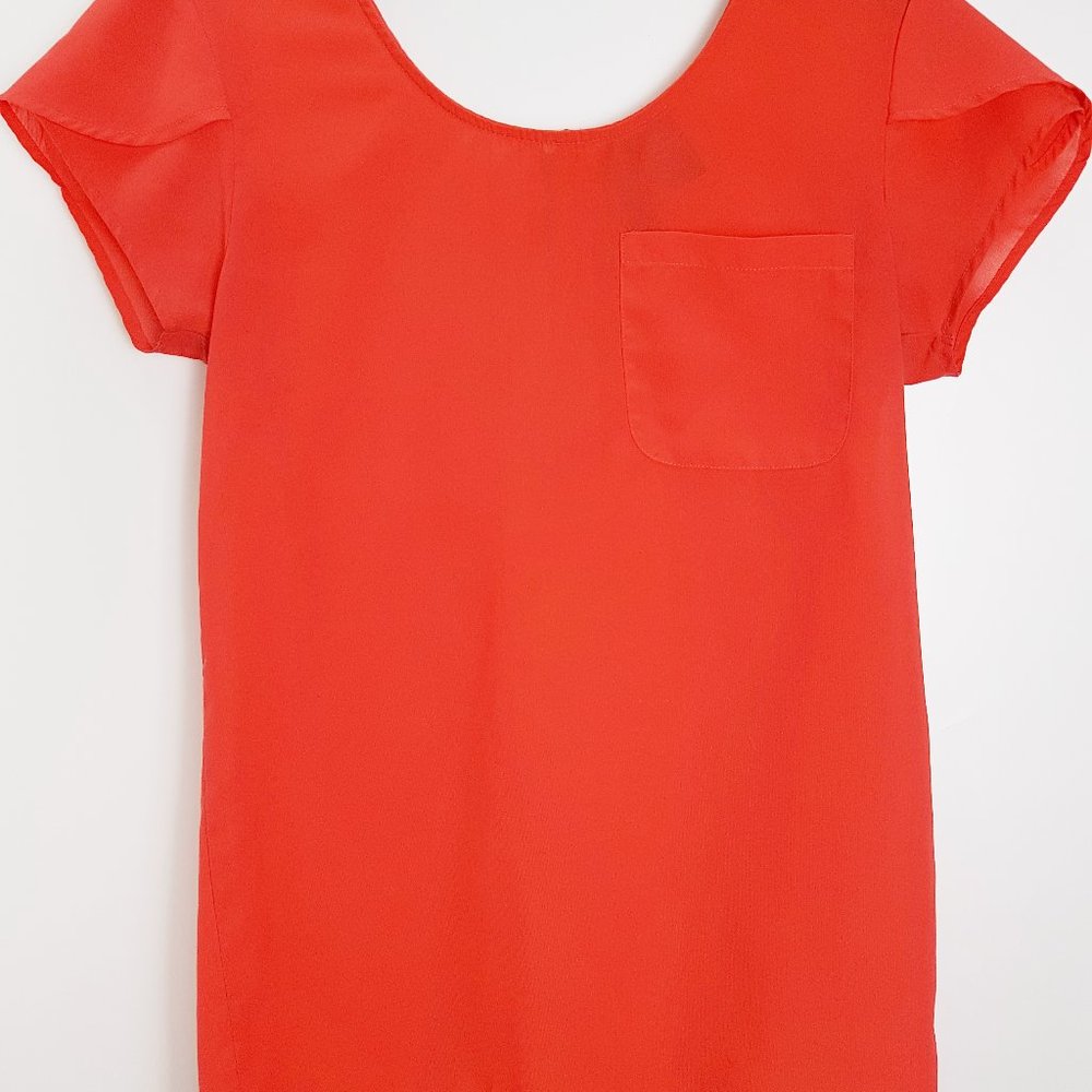 Fun & Flirt See Through Short Sleeve Top